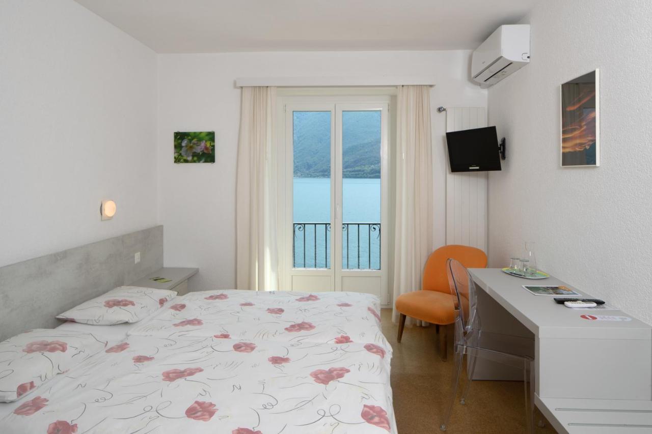 Hotel Garni Rivabella Au Lac Brissago TI Exterior foto