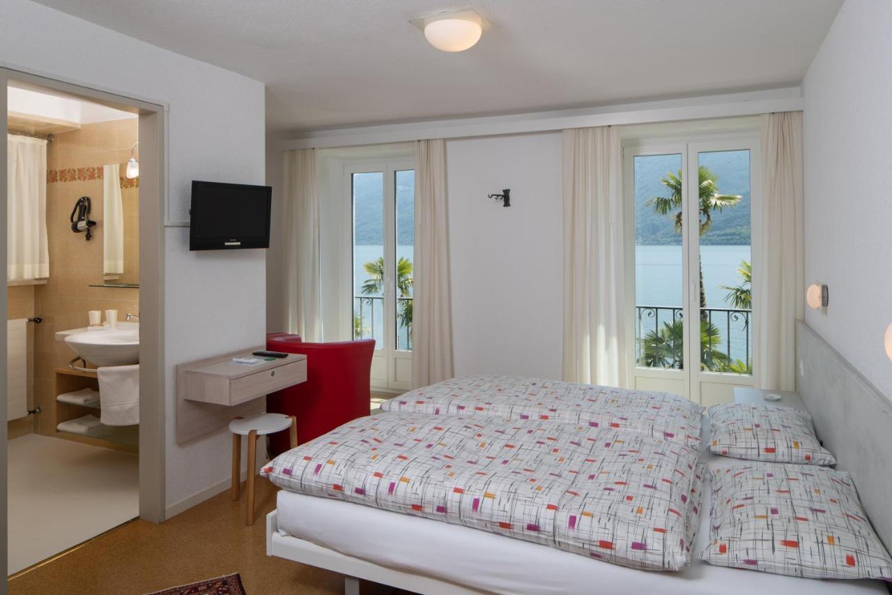 Hotel Garni Rivabella Au Lac Brissago TI Exterior foto