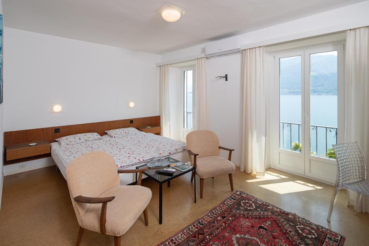 Hotel Garni Rivabella Au Lac Brissago TI Exterior foto