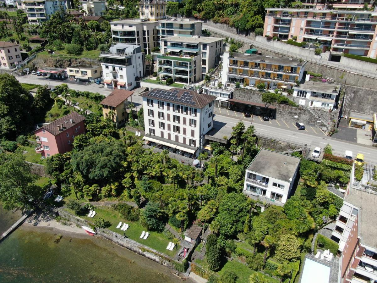 Hotel Garni Rivabella Au Lac Brissago TI Exterior foto