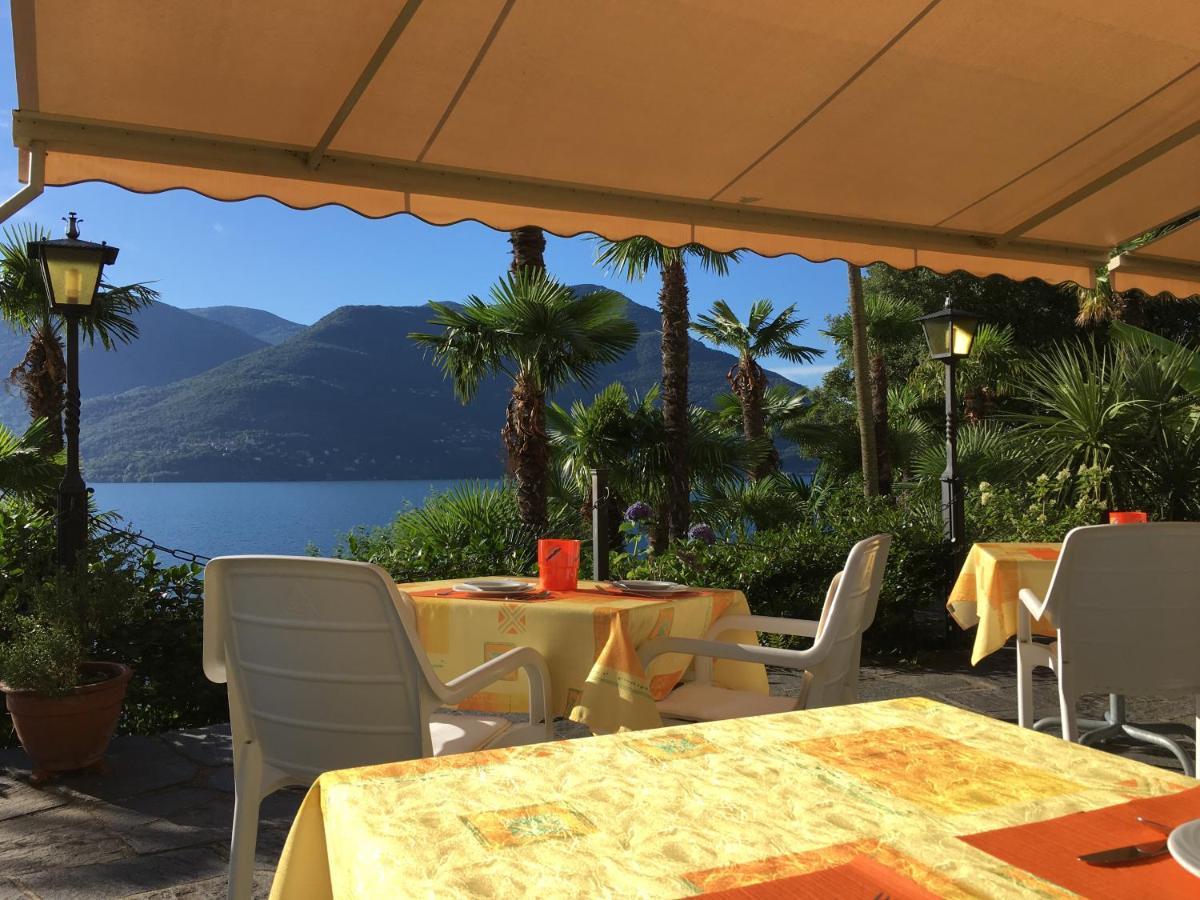 Hotel Garni Rivabella Au Lac Brissago TI Exterior foto