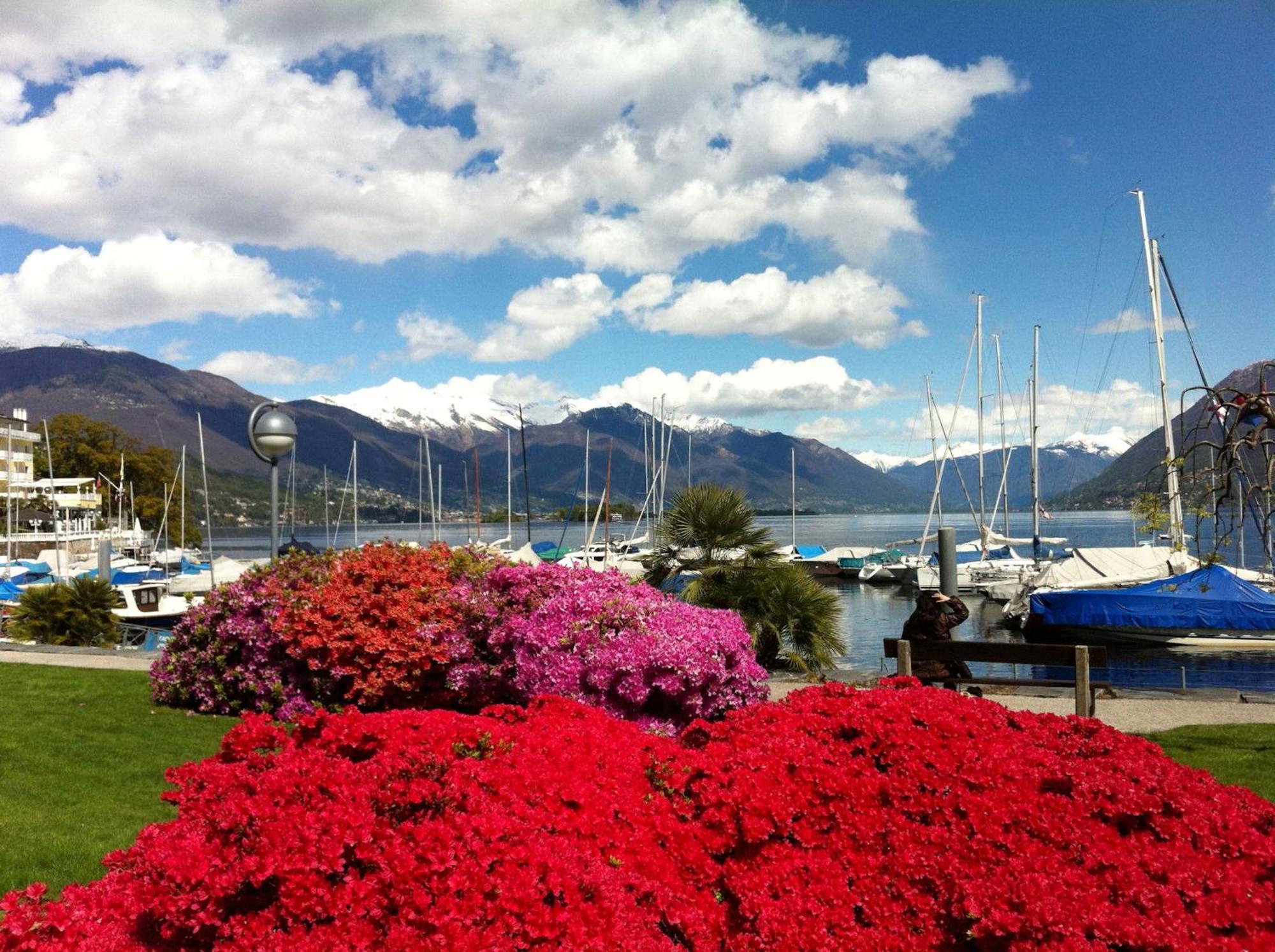 Hotel Garni Rivabella Au Lac Brissago TI Exterior foto