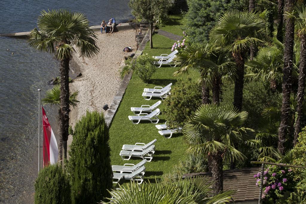 Hotel Garni Rivabella Au Lac Brissago TI Exterior foto