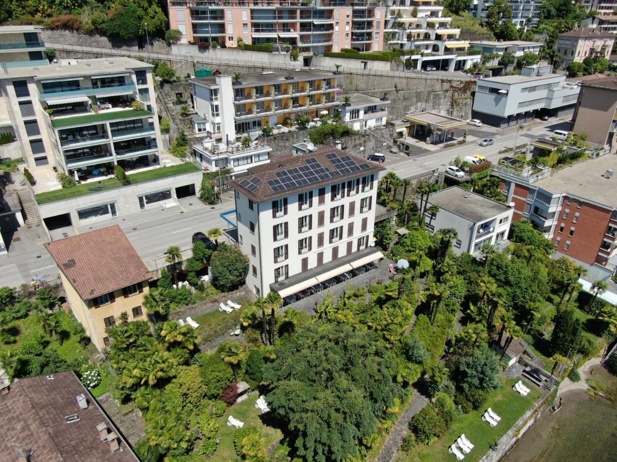 Hotel Garni Rivabella Au Lac Brissago TI Exterior foto